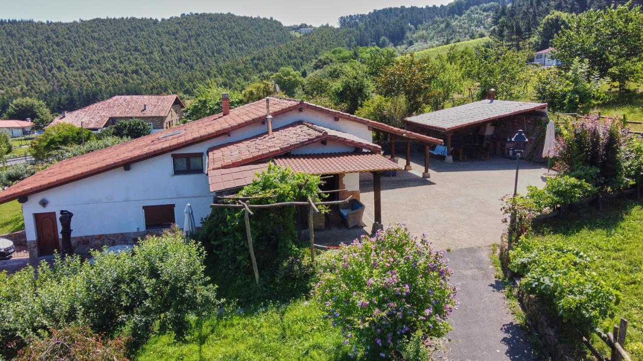 Garai Etxea, Casa Adosada En La Montana Villa Arrankudiaga Eksteriør bilde