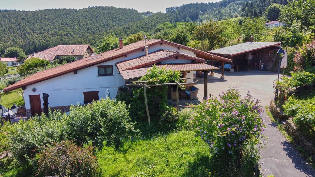 Garai Etxea, Casa Adosada En La Montana Villa Arrankudiaga Eksteriør bilde